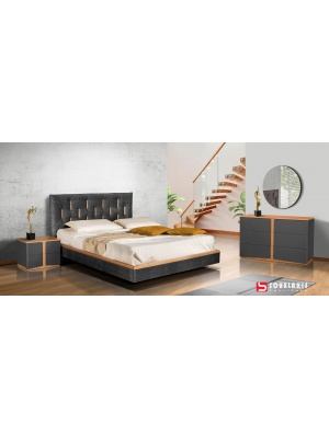 Κρεβατοκάμαρα με ιδιαίτερο Design στο κεφαλάρι No5054